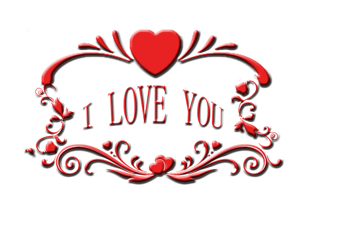 我爱你英文图片大全