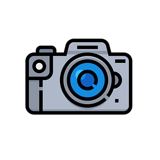 照相机卡通免扣素材