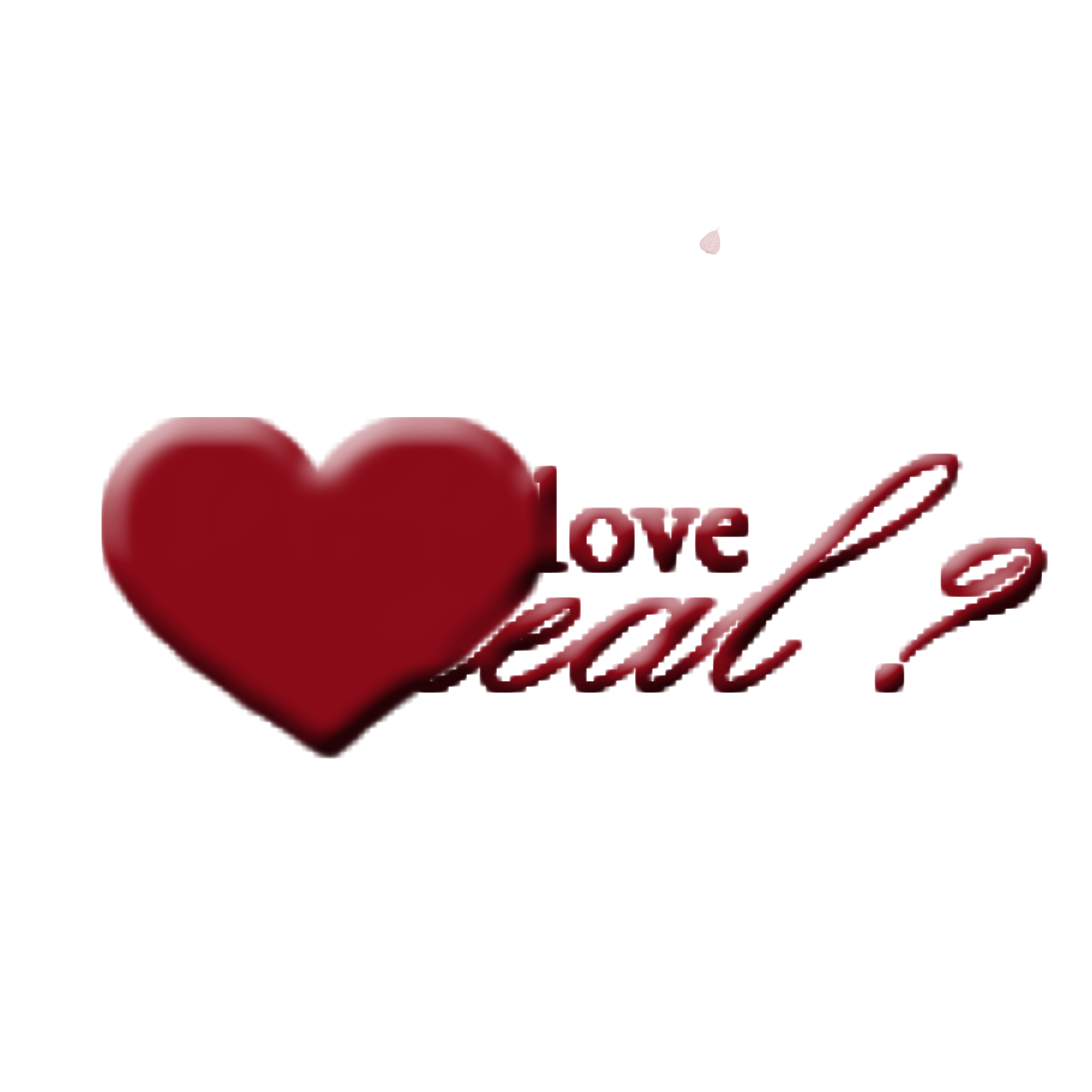 大红色大红色写着英文的大爱心图片