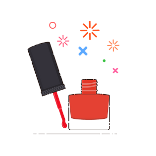 卡通指甲油图片大全