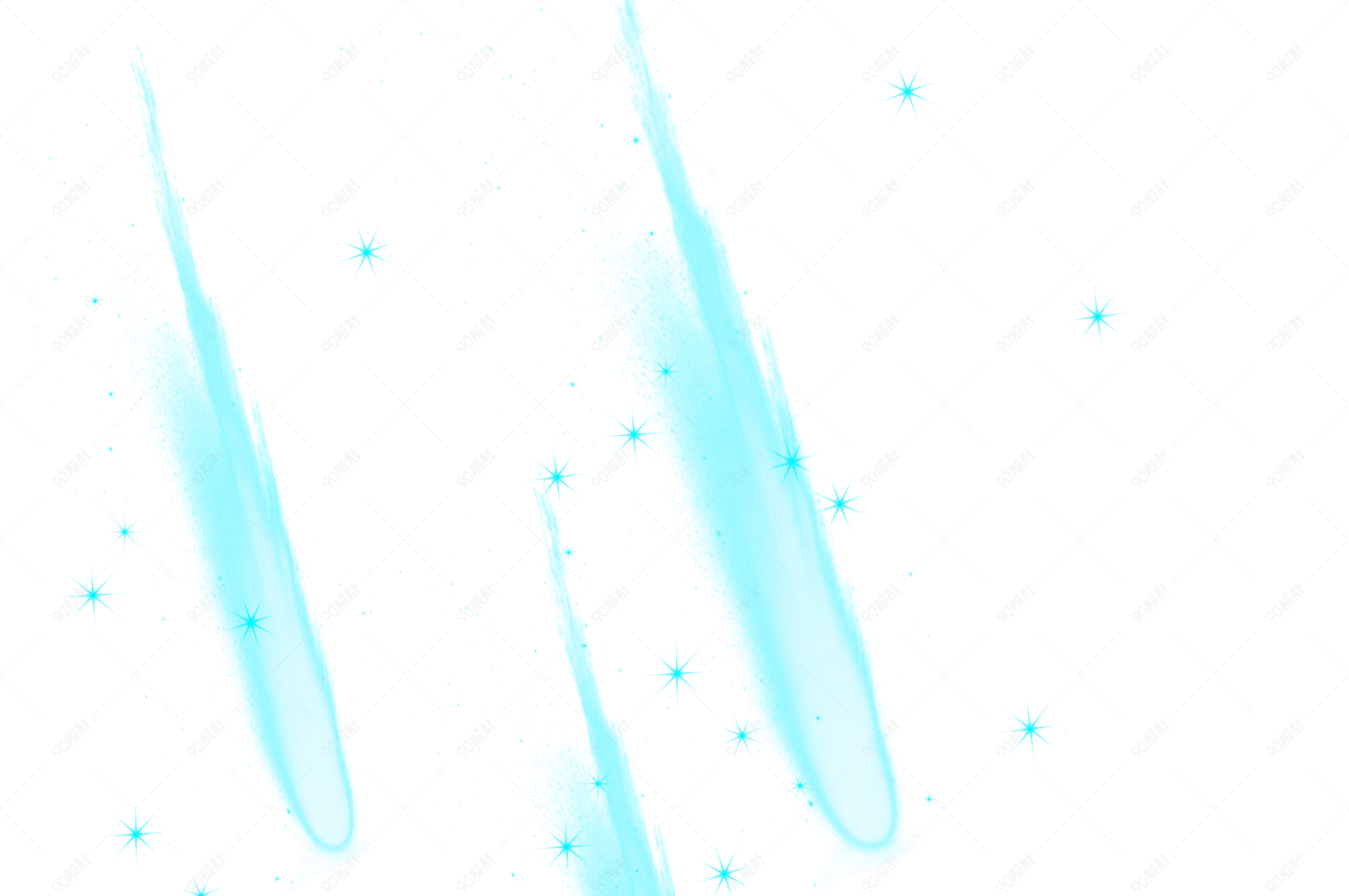流星设计效果元素