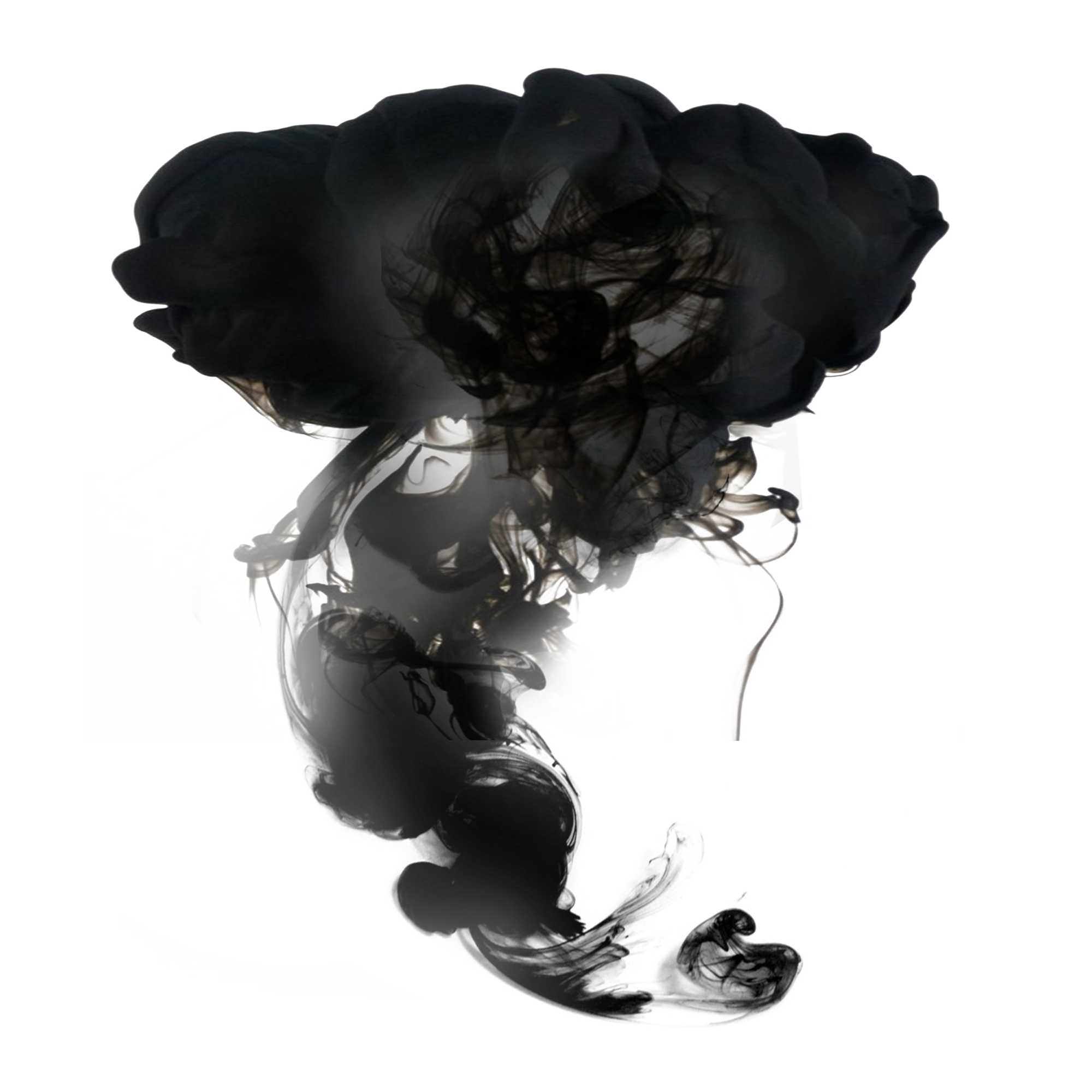 中国古风泼墨素材图案图片