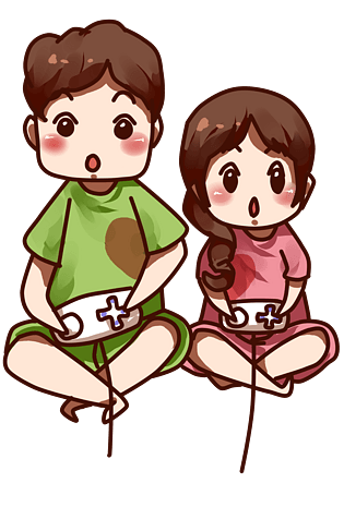 玩游戏插画图片大全