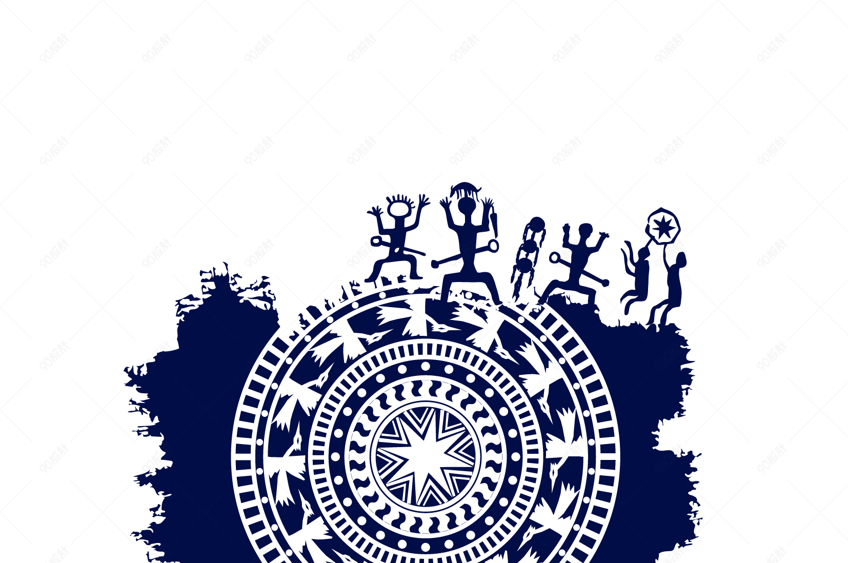 广西民族图案免抠下载【免抠元素png】-90设计网