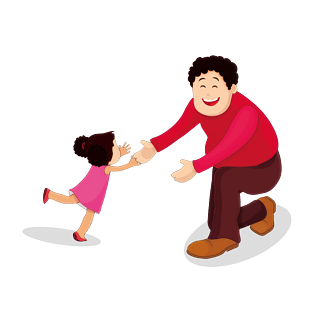 父女卡通图片大全