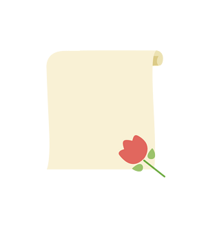 卡通信纸免抠元素