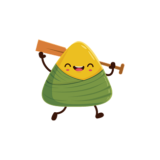 手绘粽子卡通形象下载