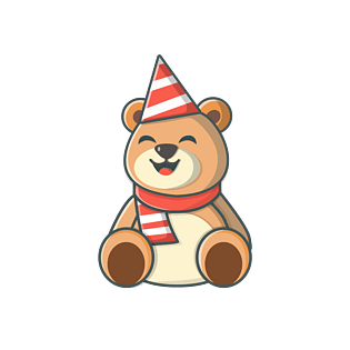 pngpsd2000*2000泰迪小熊装饰物件卡通手绘pngpsd2000*2000泰迪狗狗的