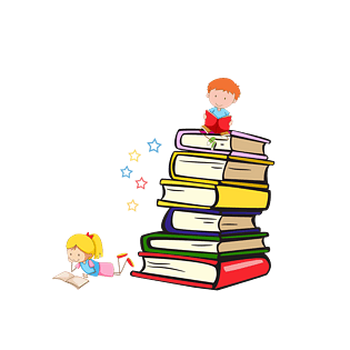 矢量创意毕业季卡通学生书本