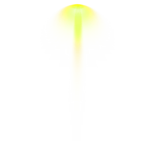 黄色灯光光束矢量元素