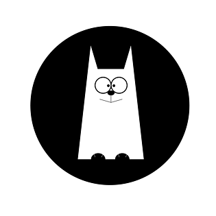 萌萌小狗卡通logo