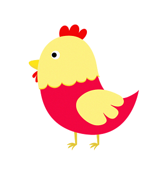 卡通小鸡免抠素材