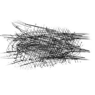 黑色线条创意绘画