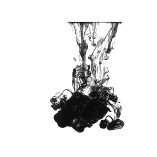 水墨滴入水中装饰图