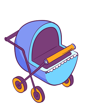 婴儿车卡通图片大全
