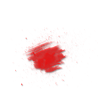 水彩创意红色泼墨