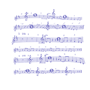 音乐五线谱装饰元素