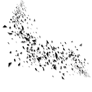 创意水晶碎片电脑端 手机端碎片化的创意装饰图电脑端