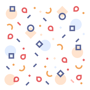 创意抽象孟菲斯装饰图案png