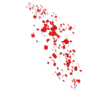 水彩红色凌乱碎片pngpsd2000*2000卡通手绘黑色碎片pngpsd2000*2000