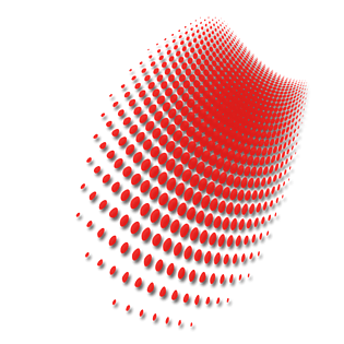 科技创意红色点阵图案