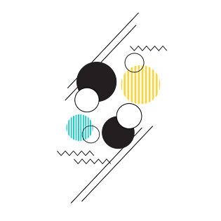 创意设计孟菲斯装饰图案png