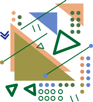 创意几何孟菲斯图案矢量图