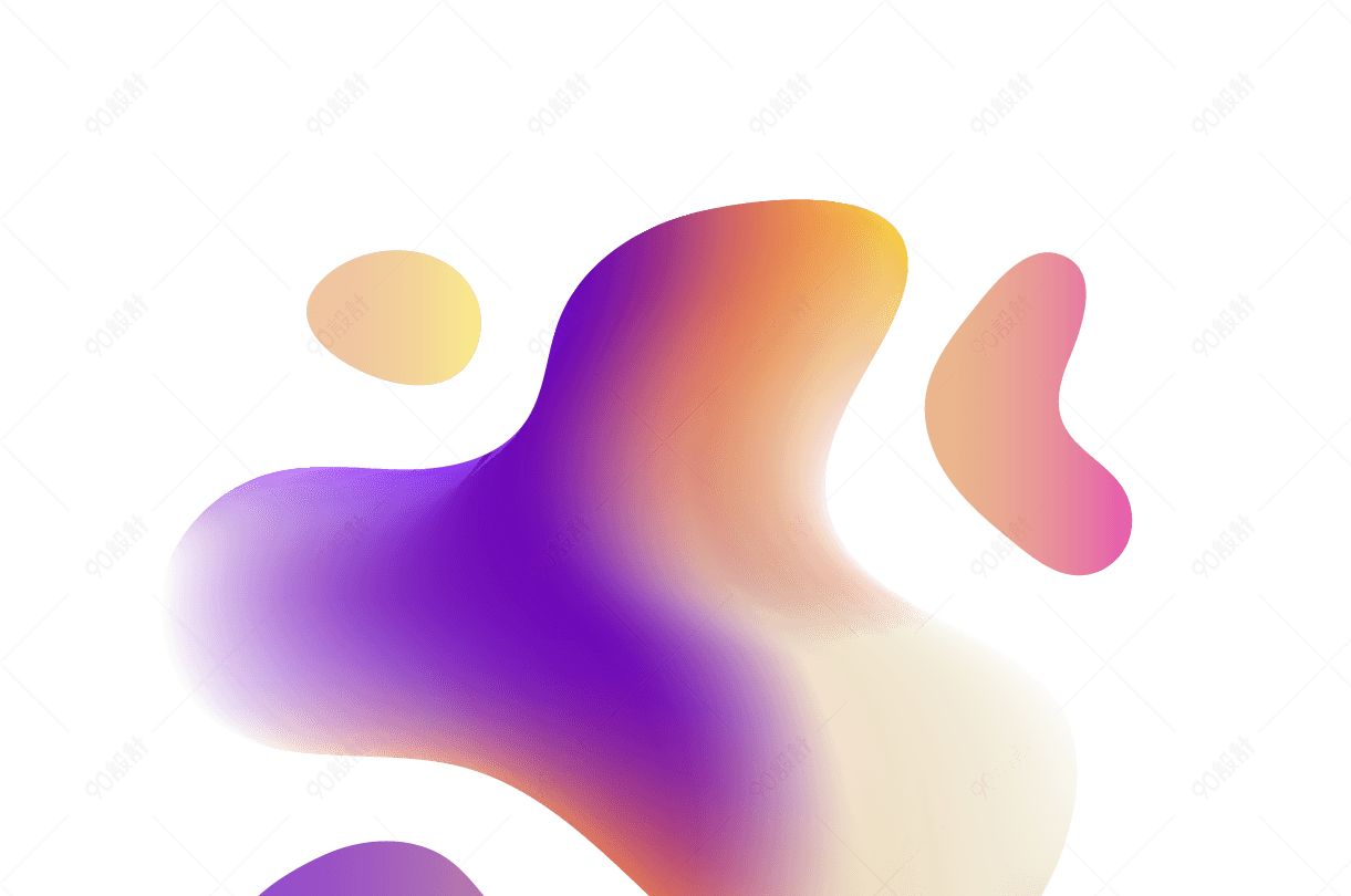 渐变流体抽象图案矢量