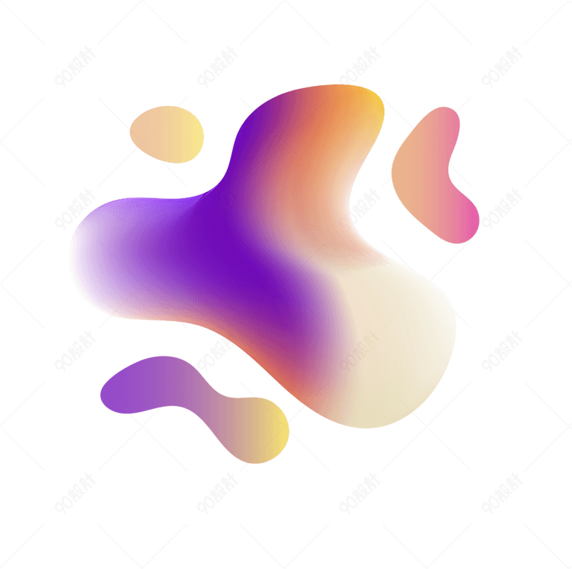 渐变流体抽象图案矢量