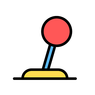 儿童节玩具摇杆矢量图