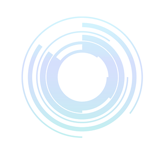 蓝色炫酷环形标题