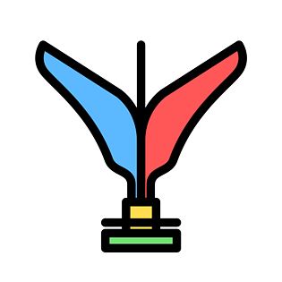 儿童节玩具毽子矢量图