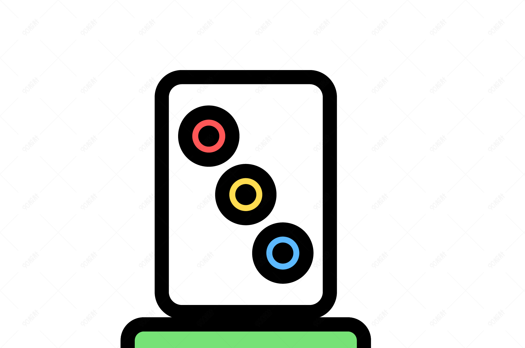 儿童节玩具麻将矢量图【免抠元素png】-90设计网