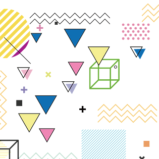 卡通几何矢量图片大全