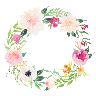 pngpsd2000*2000樱花季樱花节樱花花环免扣元素素材pngpsd2000*2000