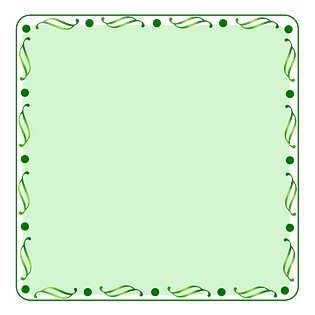 小清新矩形边框设计