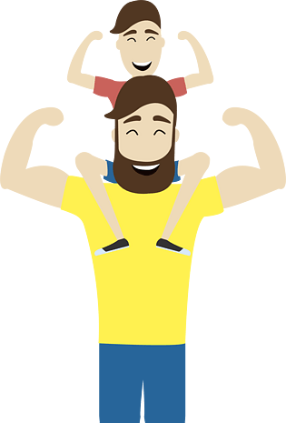 卡通背图片大全