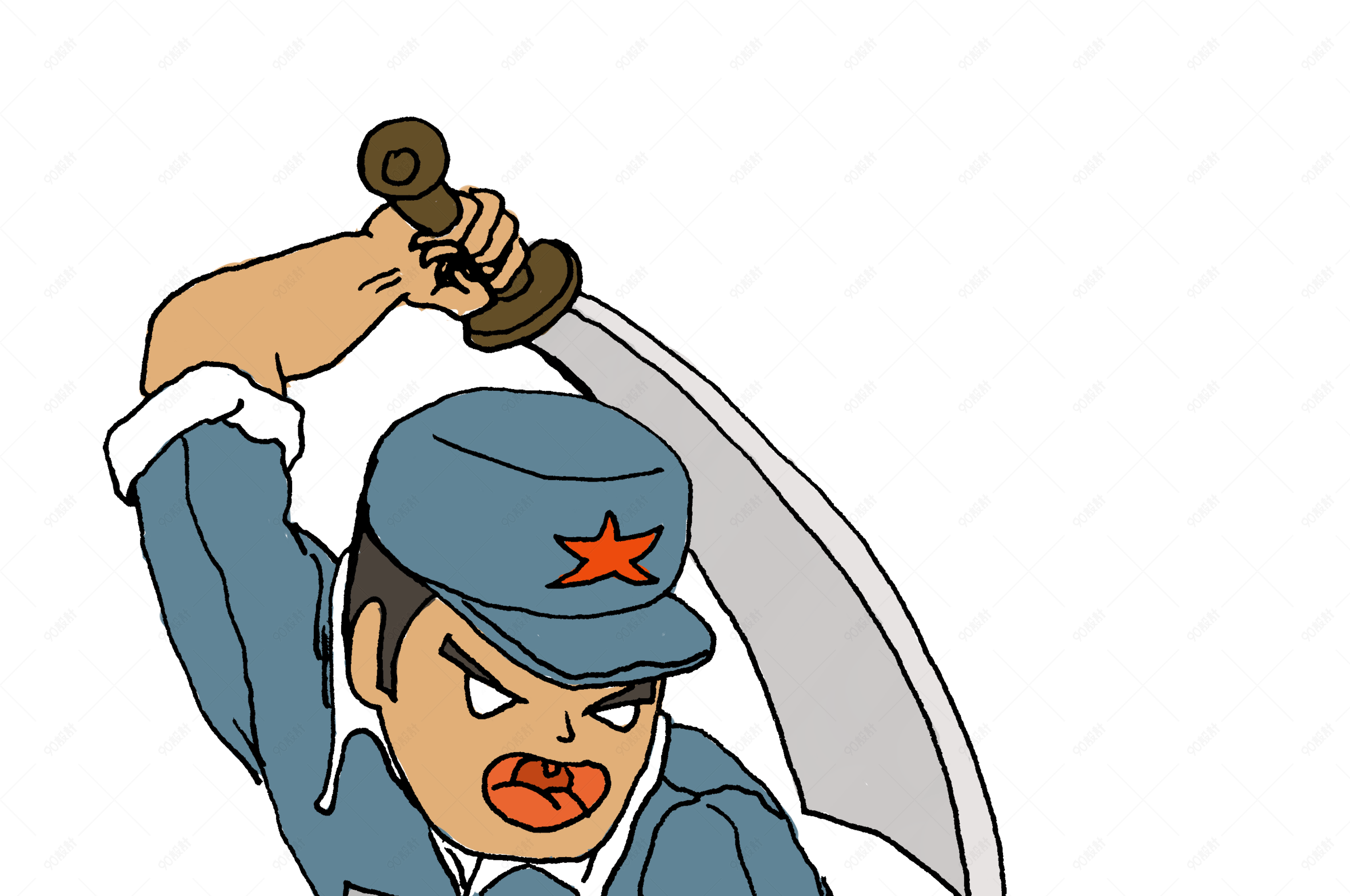 抗日期间的八路军战士