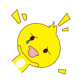 手绘简笔小鸭子表情