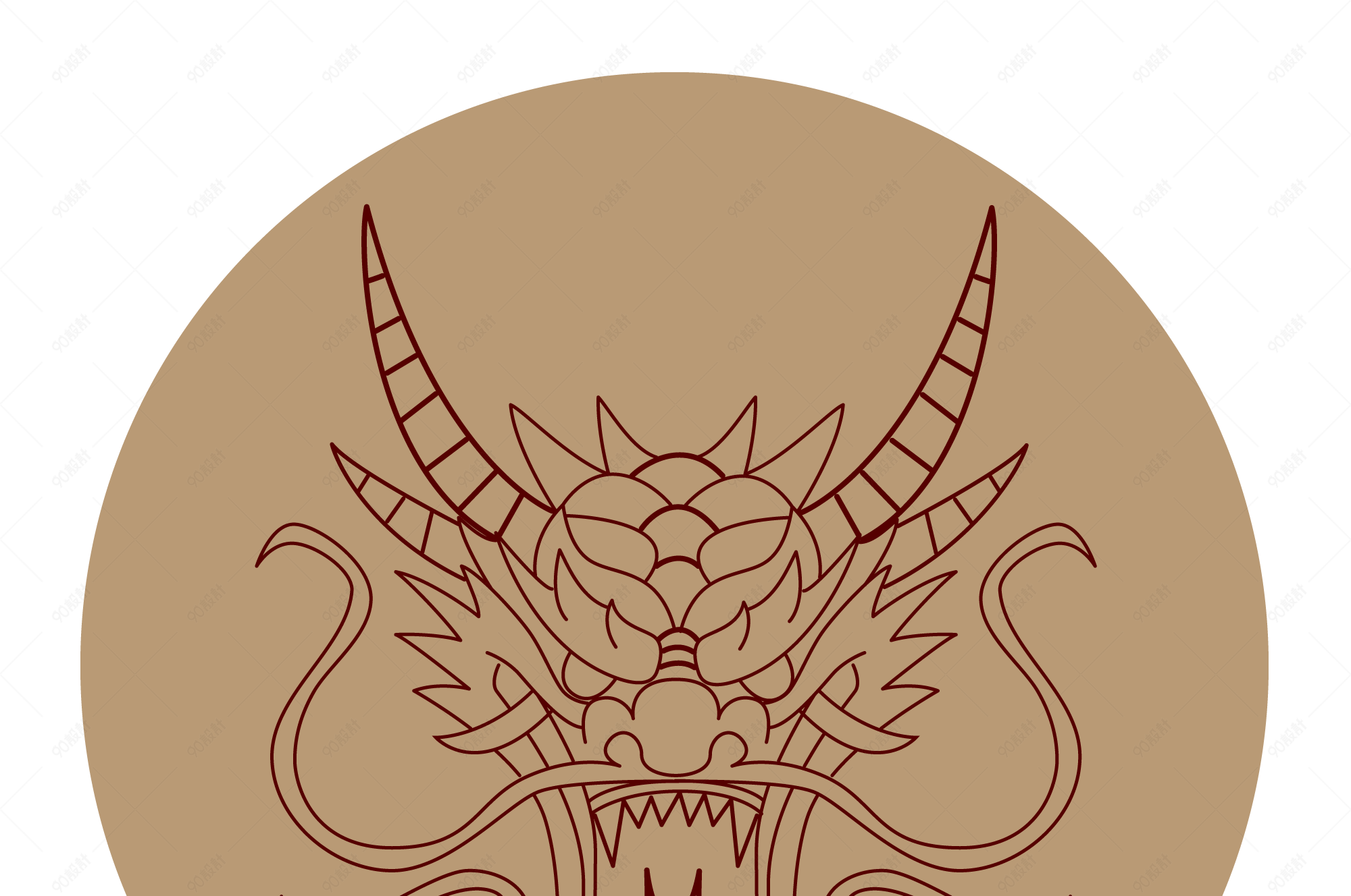 龙纹龙图腾中国神话