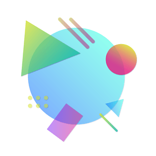 618电商炫彩圆形渐变免扣素材