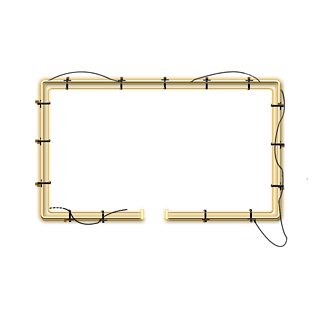 618边框霓虹灯光荧光灯