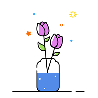 水彩郁金香图片大全