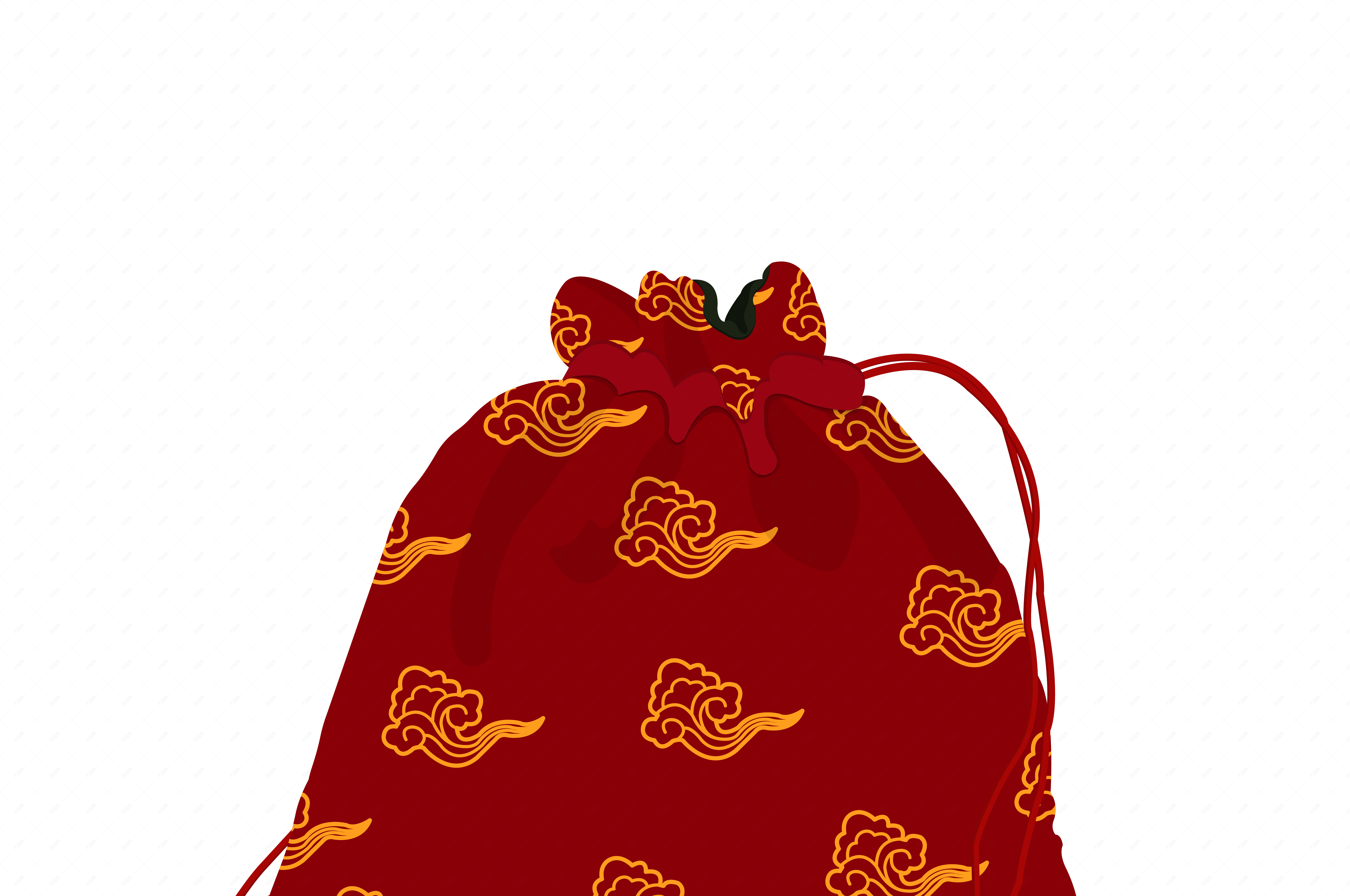 端午节香包荷包手绘矢量扁平【免抠元素png】-90设计网