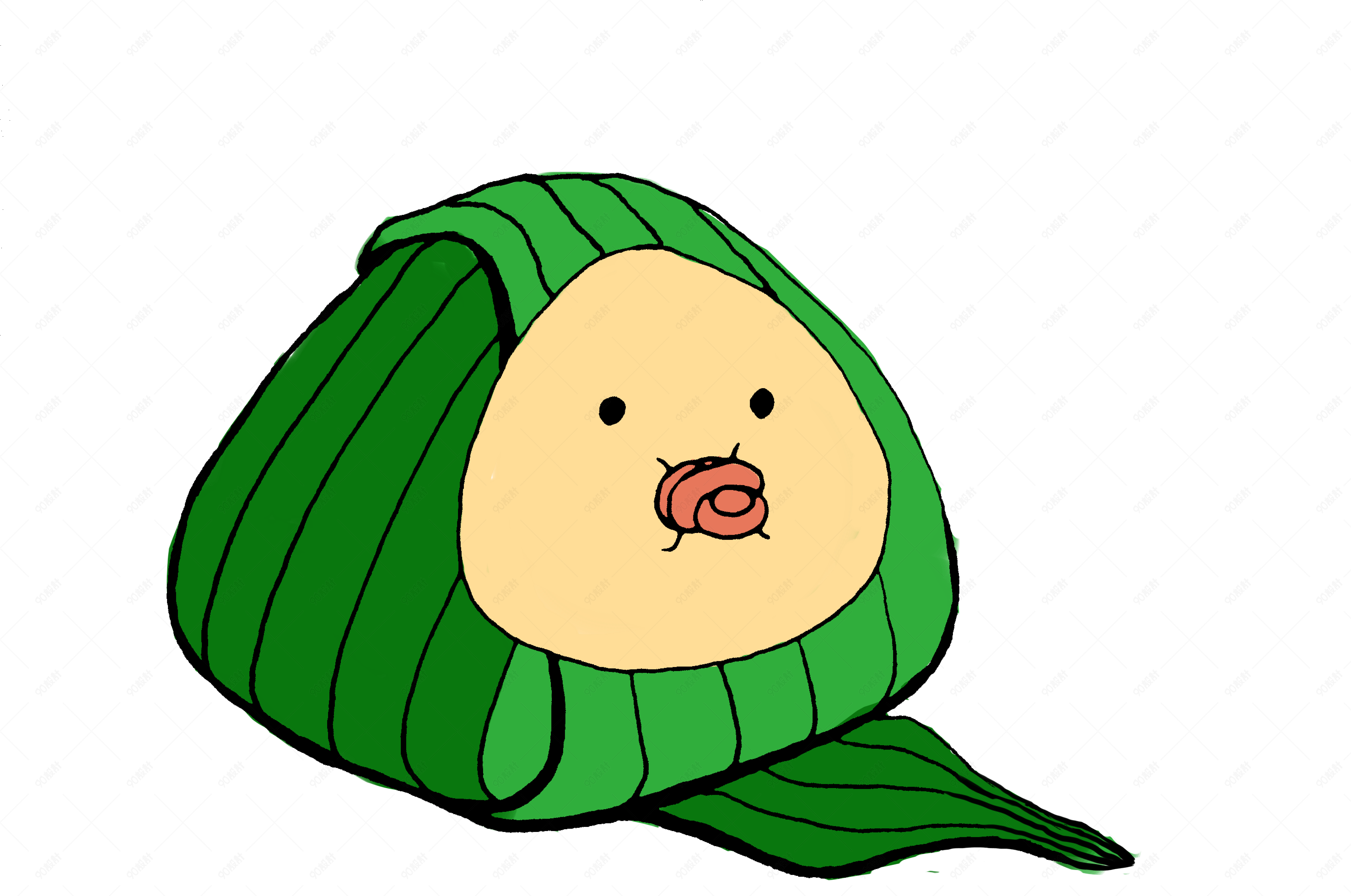 端午节可爱的棕宝宝【免抠元素png】-90设计网