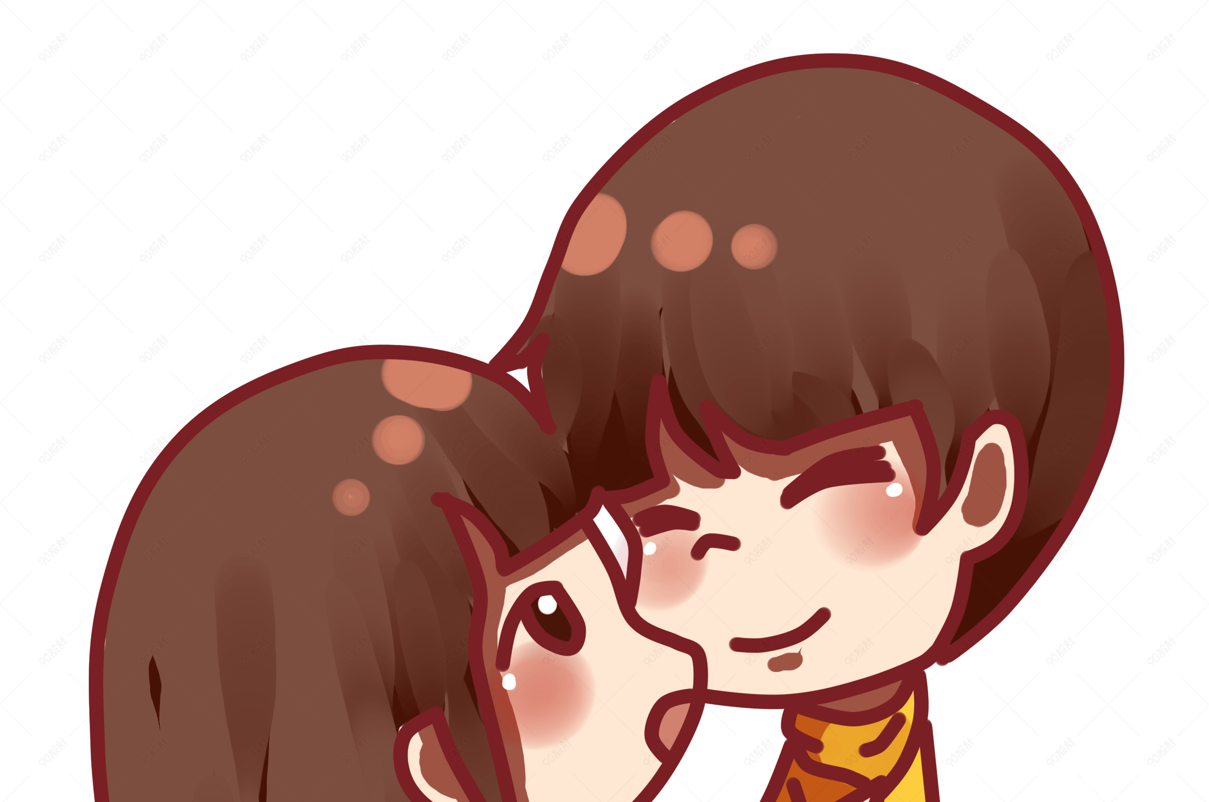 银色情人节情人节情侣抱抱