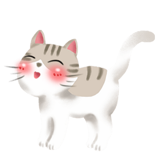 花猫插画pngpsd2000*2000简约卡通小猫信息框粉色公告框手绘免扣元素