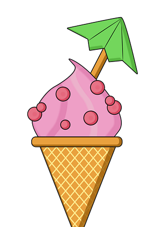 卡通冰淇淋png素材