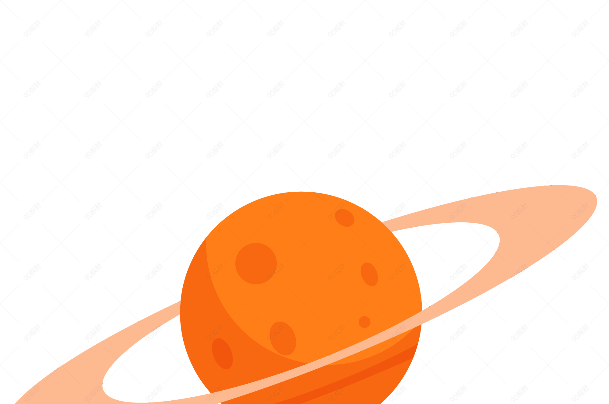 卡通星球宇宙免扣素材