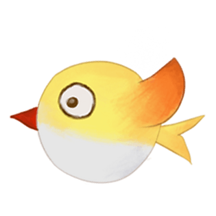 卡通可爱小鸟元素